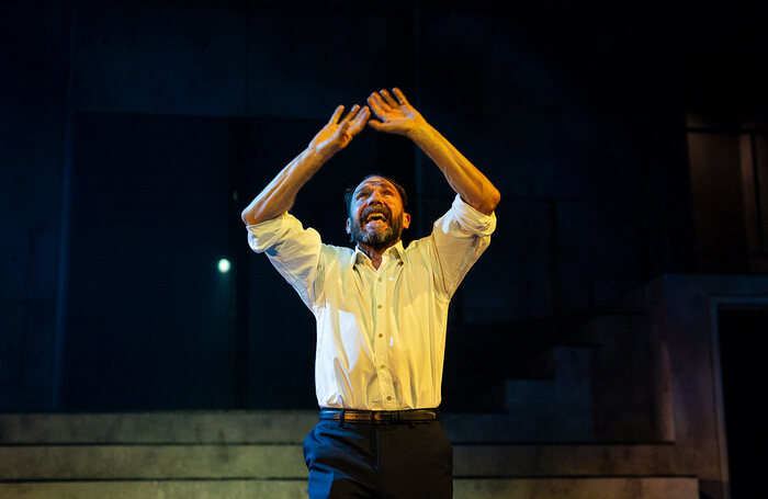 Ralph Fiennes in Macbeth at the Depot, Liverpool. Photo: Matt Humphrey