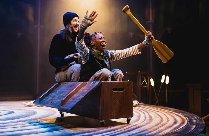 Katie Erich and Keziah Joseph in The Wind in the Willows at Shakespeare North Playhouse. Photo: Patch Dolan