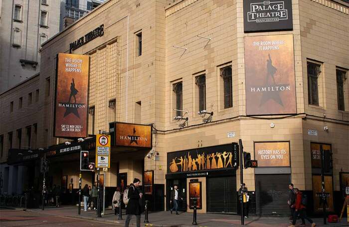 Hamilton runs at the Palace Theatre, Manchester, until February 14. Photo: Shutterstock