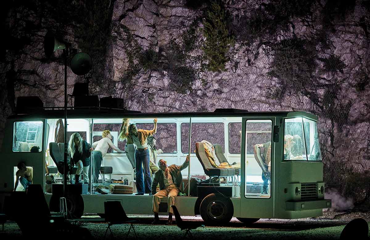 Le Jardin des délices at Boulbon Quarry at Avignon Festival 2023. Photo: Christophe Raynaud de Lage