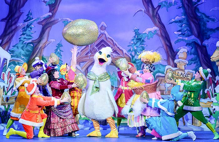 A scene from Mother Goose at Derby Arena. Photo: Robert Day