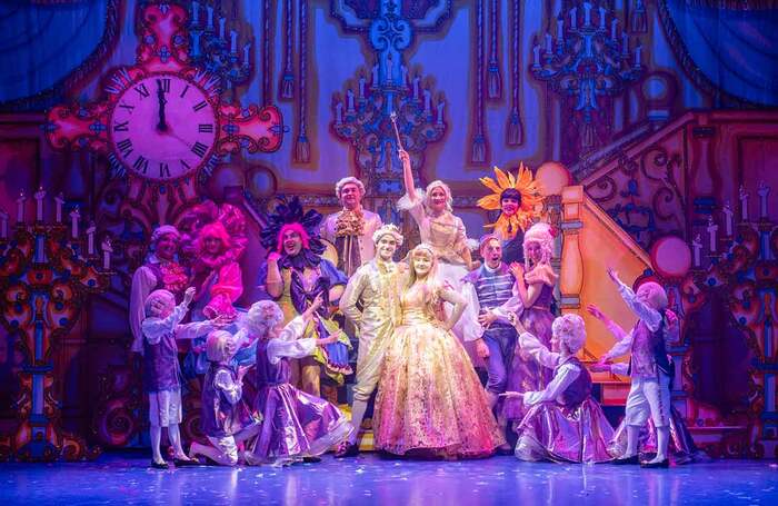 The cast of Cinderella at the Gaiety, Ayr