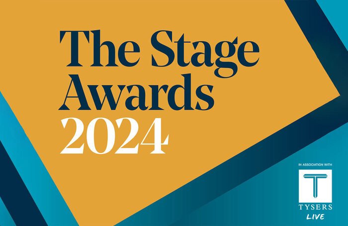 The Stage Awards logo 2024 with tysers