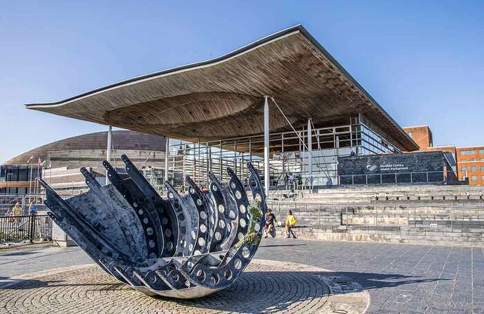 The Senedd/Welsh Parliament building in Cardiff. Photo: Shutterstock