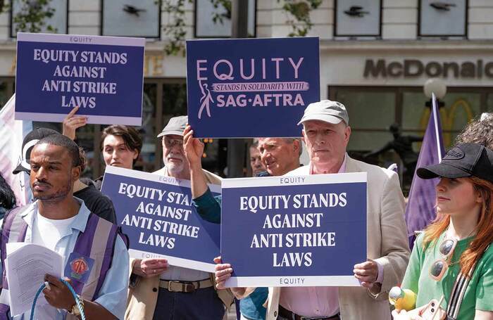 Our panellists were heartened by the solidarity shown for Equity’s US sister union SAG-AFTRA – and hope that such action will make people value creative professionals more. Photo: Shutterstock