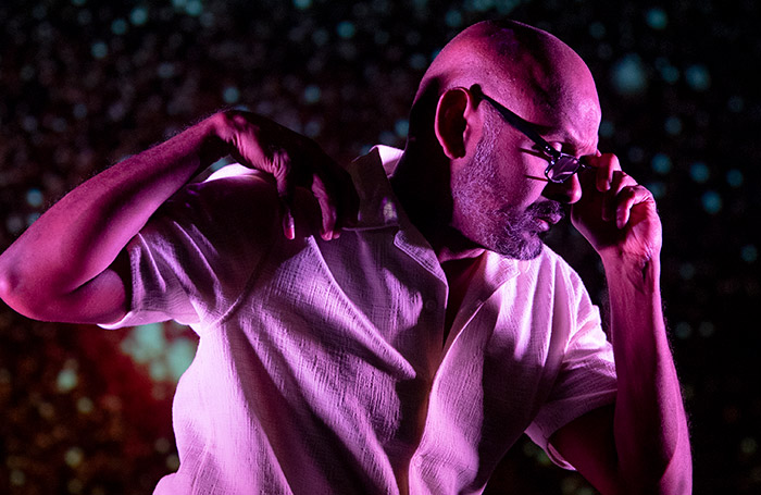 Ramesh Meyyappan in Ad Infinitum's Last Rites at Shoreditch Town Hall, London. Photo: Camilla Greenwell