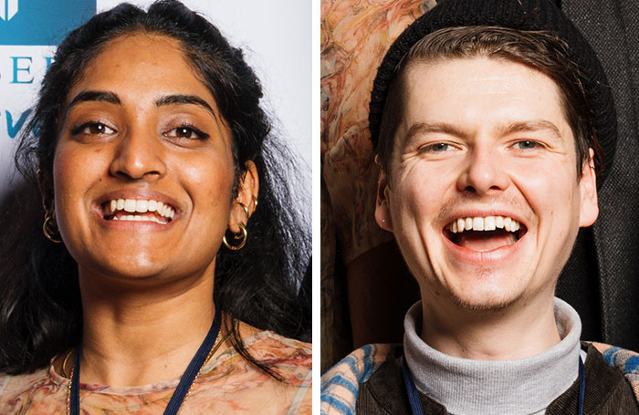 LUNG's Camille Koosyial and Matt Woodhead at The Stage Awards 2024. Photo: Alex Brenner