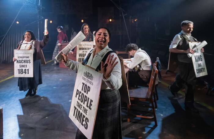 Cable Street at Southwark Playhouse Borough, London. Photo: Jane Hobson