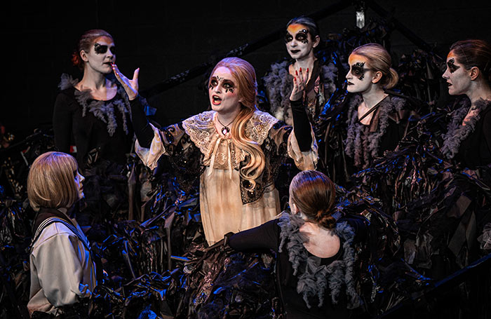 Mary McCabe in The Juniper Tree at the Grand Opera House Studio, Belfast. Photo: Neil Harrison