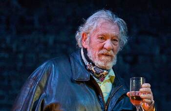 Ian McKellen falls from stage during performance in West End
