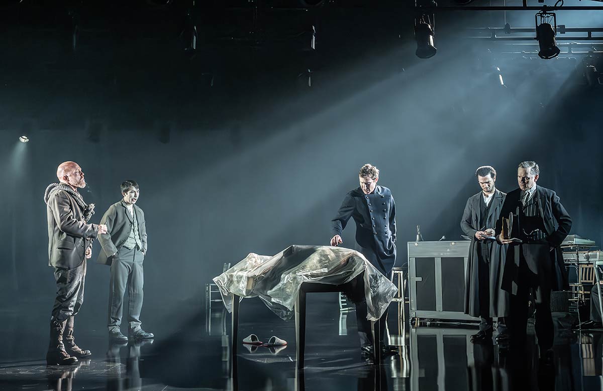 The cast of London Tide at the National Theatre, London. Photo: Marc Brenner