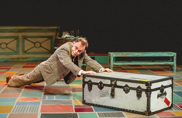 Michael Hugo in Two Guvnors at New Vic, Newcastle-under-Lyme. Photo: Andrew Billington