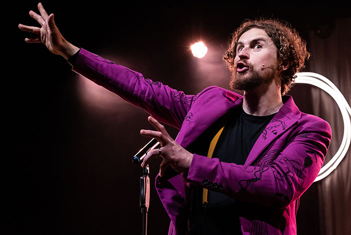 Gary McNair in Dear Billy at the Traverse Theatre, Edinburgh. Photo: Sally Jubb