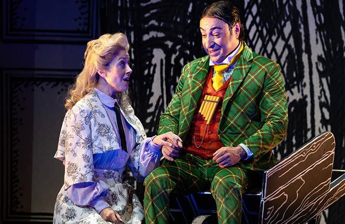 Lauren Snouffer and Rodion Pogossov in Die Zauberflöte at Glyndebourne, Lewes. Photo: Bill Knight