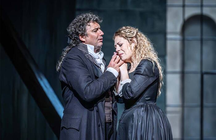 Jonas Kaufmann and Sondra Radvanovsky in Andrea Chénier at the Royal Opera House, London. Photo: Marc Brenner