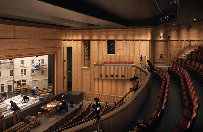 Cambridge Arts Theatre undergoing redevelopment. Photo: Architect Ian Chalk