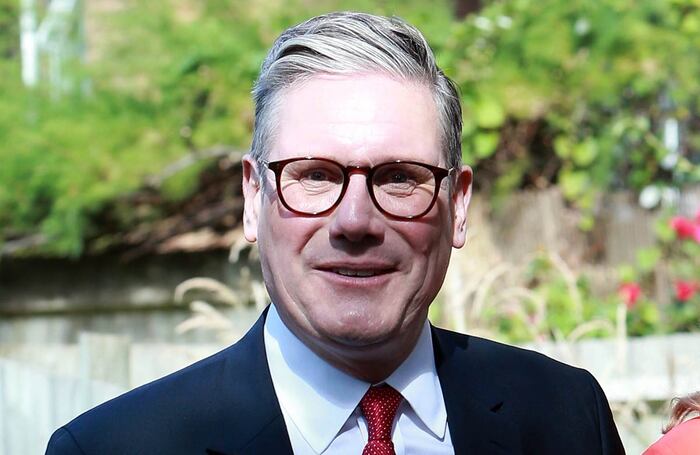 Keir Starmer, leader of the Labour Party, arrives to cast his votes in the 2024 general election. Photo: Shutterstock