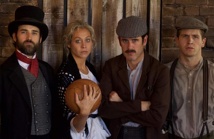 The cast of The Giant Killers at Wilton’s Music Hall, London