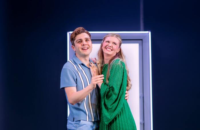 Martin Quinn and Dani Heron in Radiant Vermin at Tron Theatre, Glasgow: Photo: Mihaela Bodlovic