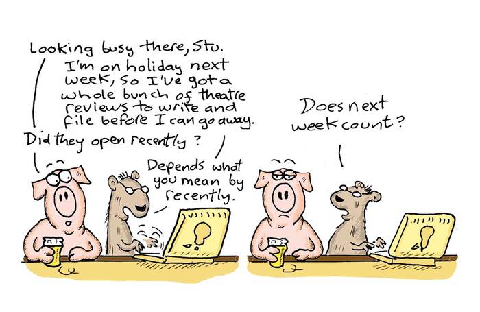 Hamlet, July 17, by Harry Venning