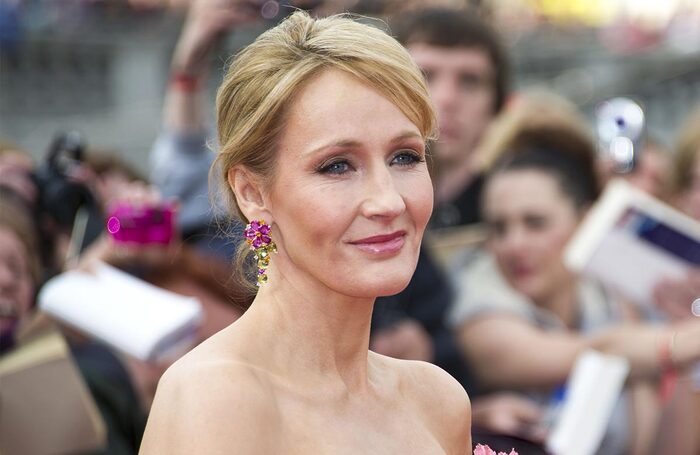 JK Rowling arriving for the World Premiere of Harry Potter & the Deathly Hallows pt2, Trafalgar Square, London (2011). Photo: Shutterstock