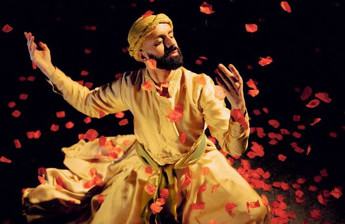 British South Asian dancer Aakash Odedra’s Songs of the Bulbul. Photo: Kuldeep Goswami