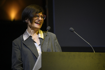 Thangam Debbonaire speaking at Future of Theatre