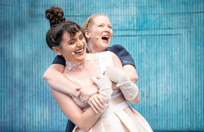 Christina Tedders and Letty Thomas in As You Like It at Holloway Garden Theatre, Stratford-upon-Avon. Photo: Marc Brenner