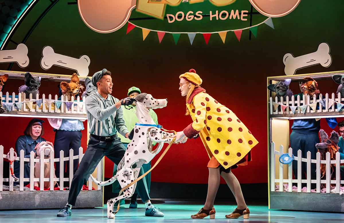 The cast of 101 Dalmatians the Musical at Palace Theatre, Manchester. Photo: Johan Persson