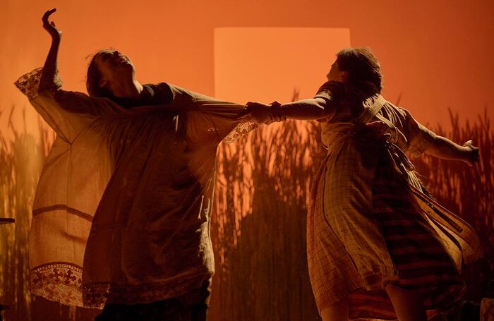 Zara Devlin and Nicky Harley in Dancing at Lughnasa at Gate Theatre, Dublin. Photo: Ros Kavanagh