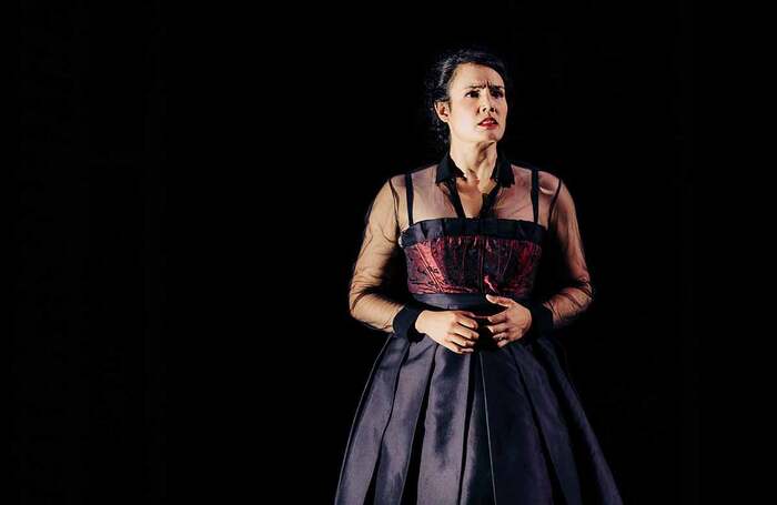 Gaëlle Arquez in Carmen at the Edinburgh International Festival Theatre. Photo: Andrew Perry