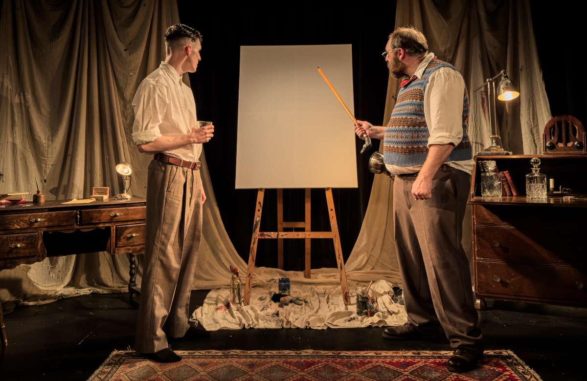 Jack Stokes and Lee Bainbridge in Shellshocked at Pleasance, Edinburgh. Photo: Craig Lomas