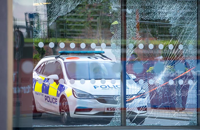 Aftermath of riots in Sunderland. Photo: Shutterstock