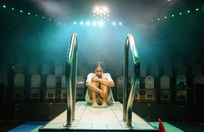 Frankie Hart in How I Learned to Swim at Roundabout @ Summerhall, Edinburgh. Photo: David Monteith Hodge