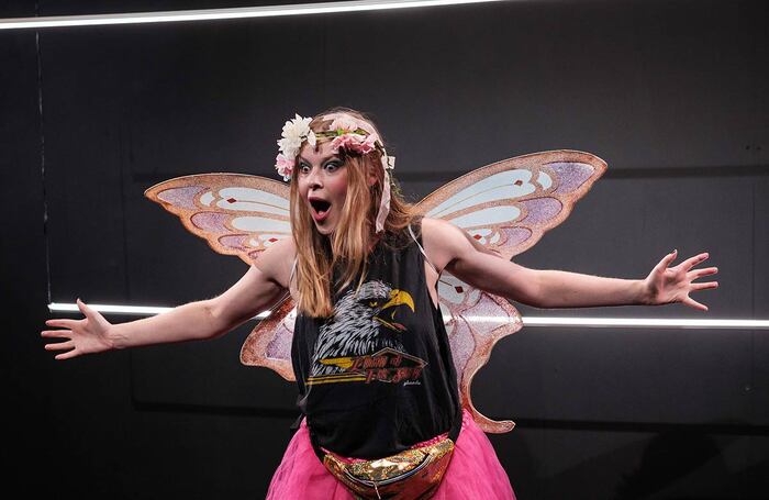 Lucy Heffernan in Party Girl at Cairns Lecture Theatre, Summerhall, Edinburgh. Photo: Claire Hawley