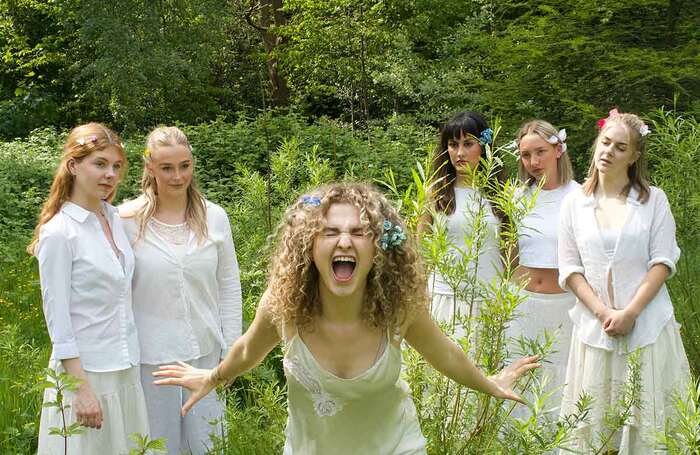 The cast of Midsommar at Paradise Green, Edinburgh