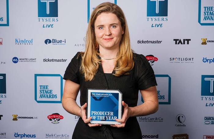 Ellie Keel was named Producer of the Year at The Stage Awards 2024. Photo: Alex Brenner