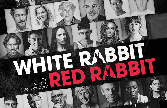 White Rabbit Red Rabbit's West End cast