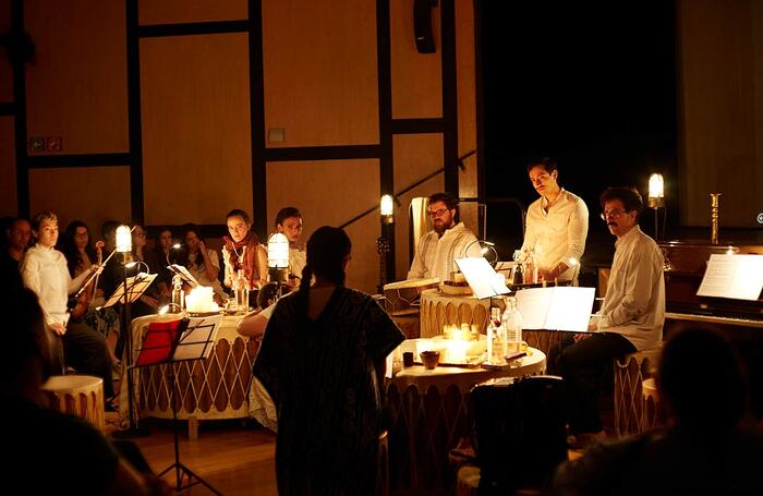 The cast of Comala, Comala at Zoo Southside, Edinburgh. Photo: Paulina Chavez