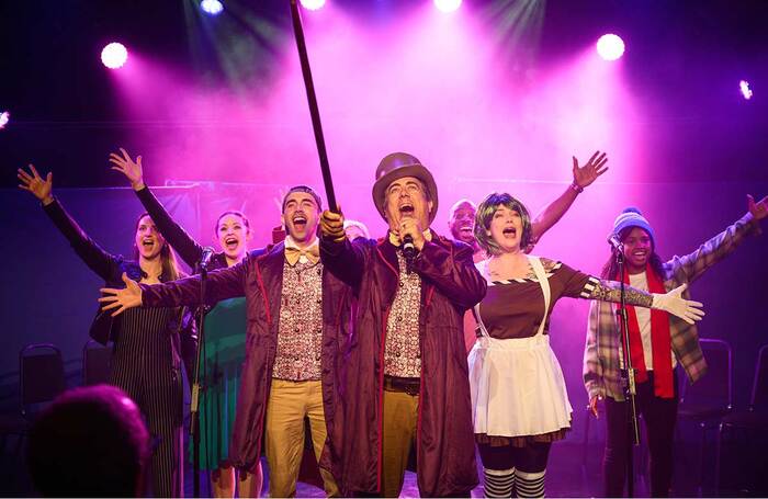 The cast of Willy’s Candy Spectacular at Pleasance Dome, Edinburgh. Photo: David Monteith Hodge