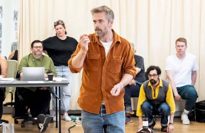 Rory Keenan in rehearsals for The Spy Who Came in from the Cold at Chichester Festival Theatre. Photo: Johan Persson