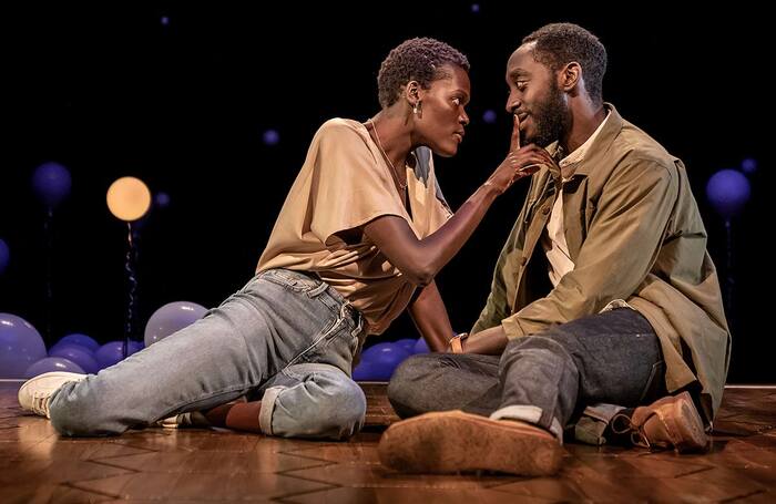 Sheila Atim and Ivanno Jeremiah in Constellations. Photo: Marc Brenner