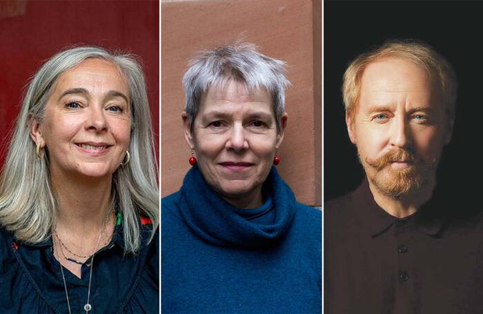 Vicky Featherstone, Rona Munro and Forbes Masson. Photos: Jill Mead/Lauren McLay