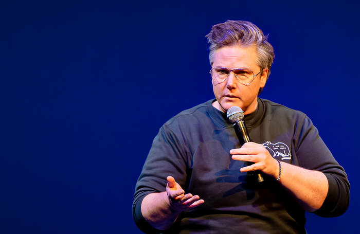 Hannah Gadsby: Woof! at Underbelly Bristo Square, Edinburgh. Photo: Ian Laidlaw