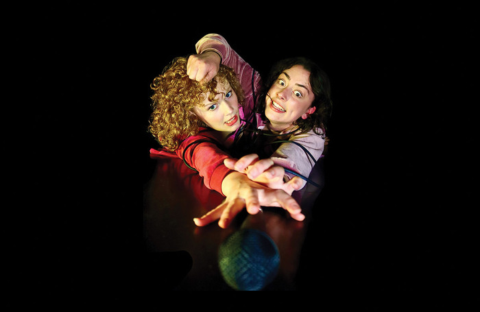 Ellie Campbell and Megan Keaveny in Is This Thing On? at Underbelly Cowgate, Edinburgh