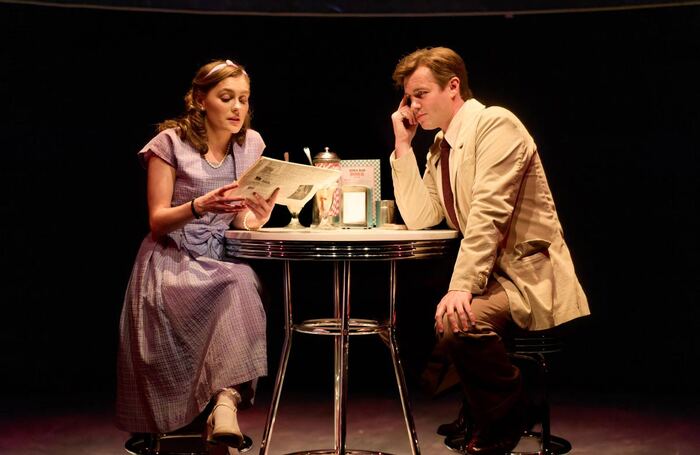 Annie Kingsnorth and Steffan Cennydd in The Lightest Element at the Hampstead Theatre, London. Photo: Mark Douet