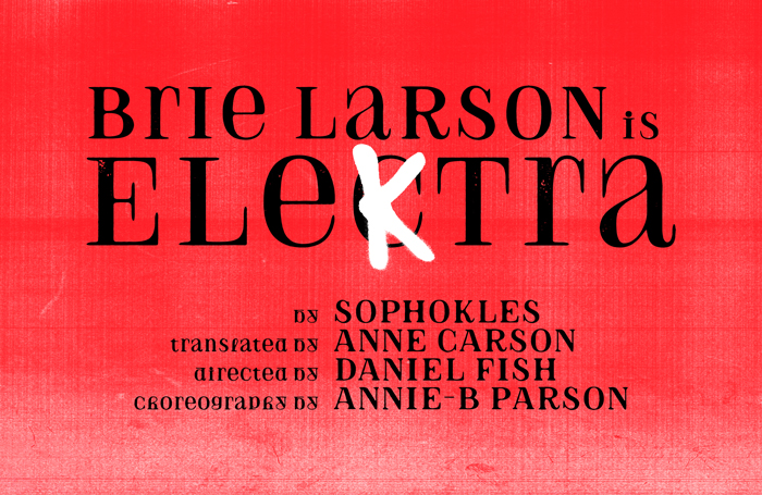 Brie Larson to make West End debut in Elektra