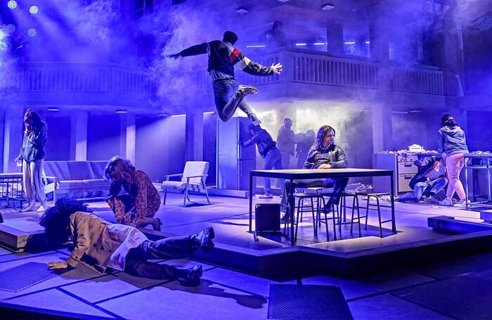 The cast of Standing at the Sky's Edge in the West End, which began at the Crucible, Sheffield, back in 2019. Photo: Brinkhoff Moegenburg