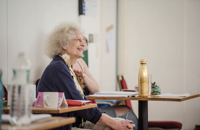 Timberlake Wertenbaker in Our Country's Good rehearsals. Photo: Genevieve Girling