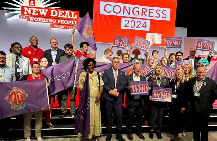 Trade union support for WNO at September 10, 2024, TUC Congress